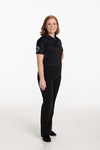 Women's Black Custom Cool & Dry Polo