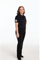 Women's Black Custom Cool & Dry Polo MOC