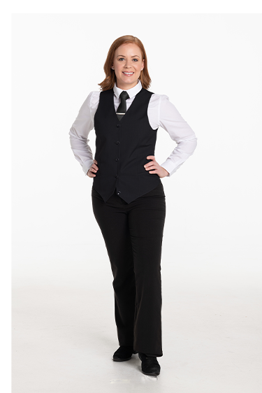 Women's SA/Cocktail/Server Vest Black Women's SA/Cocktail/Server Vest Black