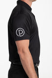 Men's Black Custom Cool & Dry Polo