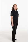 Women's Black Custom Cool & Dry Polo