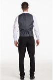 Men’s Custom Steel Grey Vest